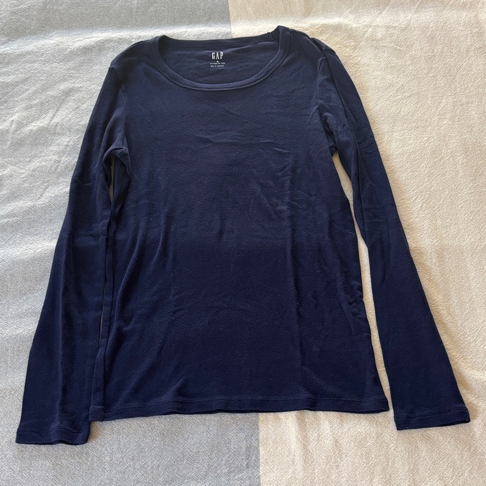 GAP Dark Blue Long Sleeve Top